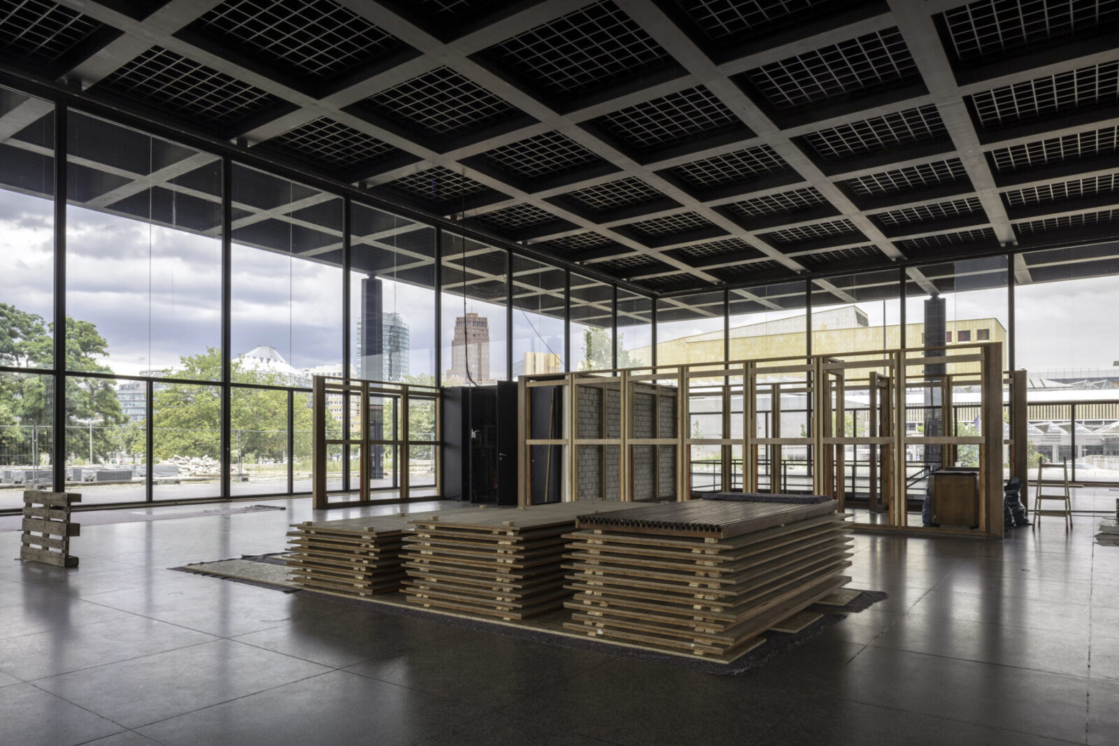 Archisearch David Chipperfield Architects completed the refurbishment of Neue Nationalgalerie in Berlin, Germany | 2012 – 2021