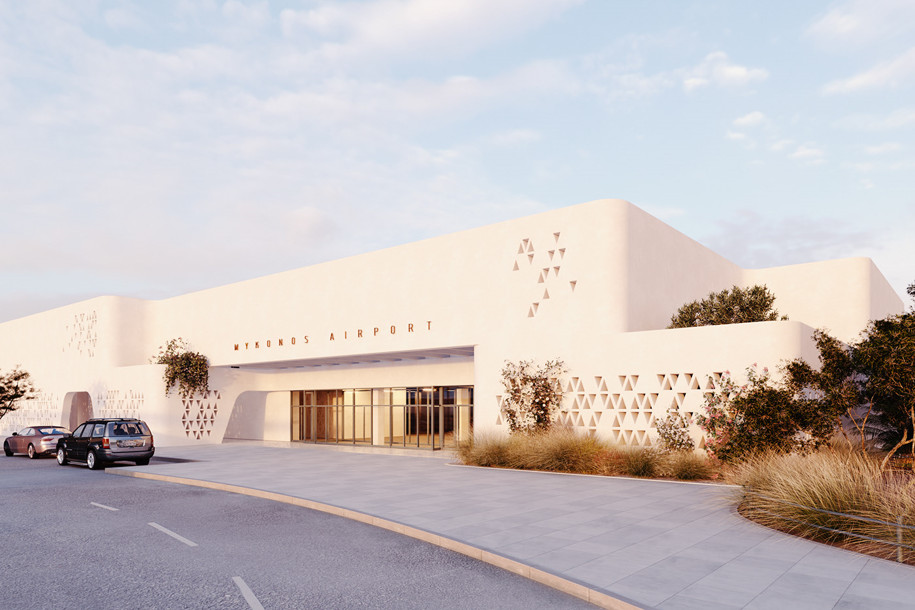 New Mykonos Airport JMK, K-Studio, Betaplan, Intrakat, Fraport Greece, STUDIOTAF