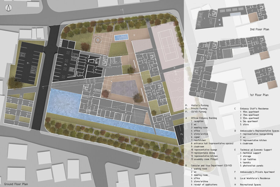 Archisearch Total Link - Proposal for the Embassy of the Czech Republic, in Addis Ababa, Ethiopia | Diploma Thesis and International Student Competition Entry by Nikoletta Dimitriou