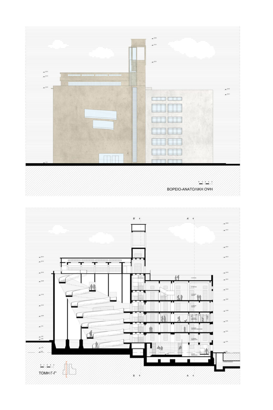 Archisearch Cultural & Social Center: Museum of Modern Art, Artists’ Residencies & Workshops, Passenger Station at St. George's Mills building, Patras, Greece | Diploma thesis by Nikoletta Kalogeropoulou