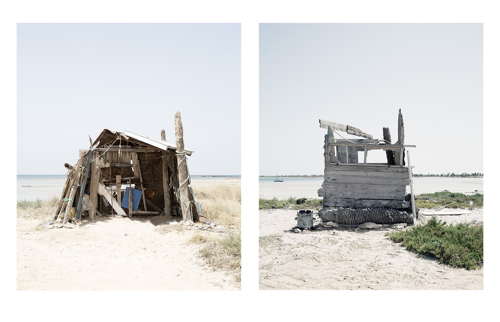 Tunisia, Yoann Cimier, nomadic architecture, ephemeral structure, seaside, beach, accommodation, photography, documentary, book, photographer