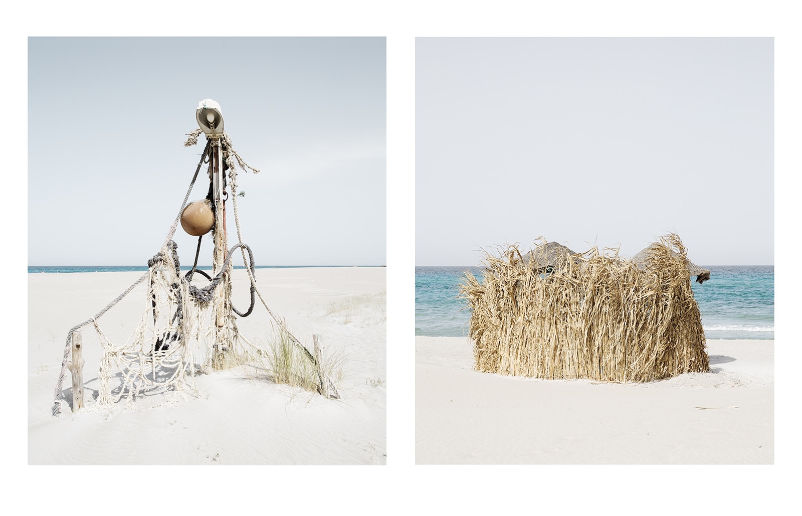 Tunisia, Yoann Cimier, nomadic architecture, ephemeral structure, seaside, beach, accommodation, photography, documentary, book, photographer