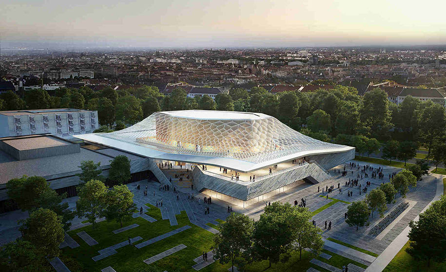 Archisearch BART//BRATKE & Matthijs la Roi Architects proposal for New Concert Hall Nuremberg