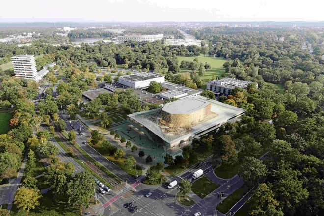 Archisearch - BART//BRATKE & Matthijs la Roi Architects proposal for New Concert Hall Nuremberg