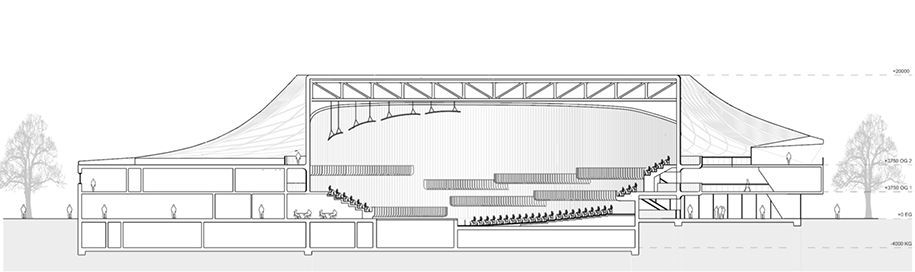 Archisearch BART//BRATKE & Matthijs la Roi Architects proposal for New Concert Hall Nuremberg