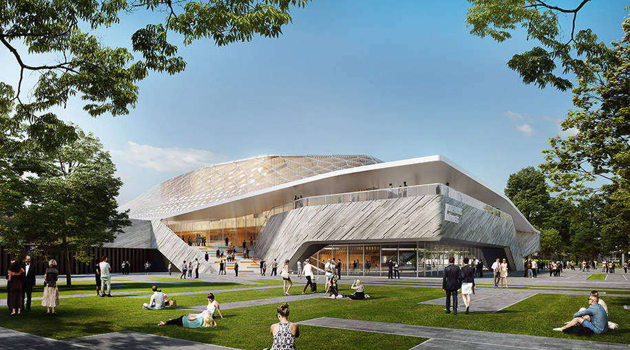 Archisearch BART//BRATKE & Matthijs la Roi Architects proposal for New Concert Hall Nuremberg