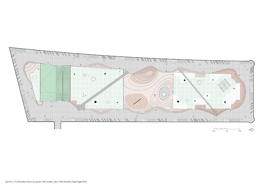 Archisearch NØRREHUS, Transformation of common courtyard | Johansen Skovsted Arkitekter