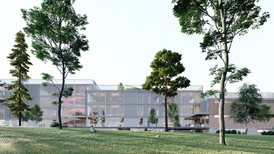 Archisearch OCA Architects & architect Harris Vamvakas present their entry in the international architecture competition for the New Kindergarten and Elementary School of Dolní Měcholupy, Prague, Czech Republic