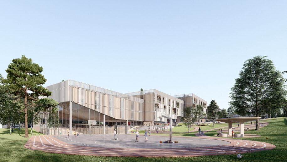 Archisearch OCA Architects & architect Harris Vamvakas present their entry in the international architecture competition for the New Kindergarten and Elementary School of Dolní Měcholupy, Prague, Czech Republic