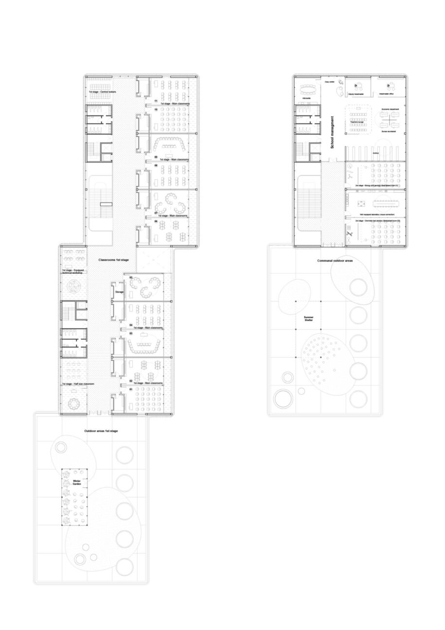 Archisearch OCA Architects & architect Harris Vamvakas present their entry in the international architecture competition for the New Kindergarten and Elementary School of Dolní Měcholupy, Prague, Czech Republic