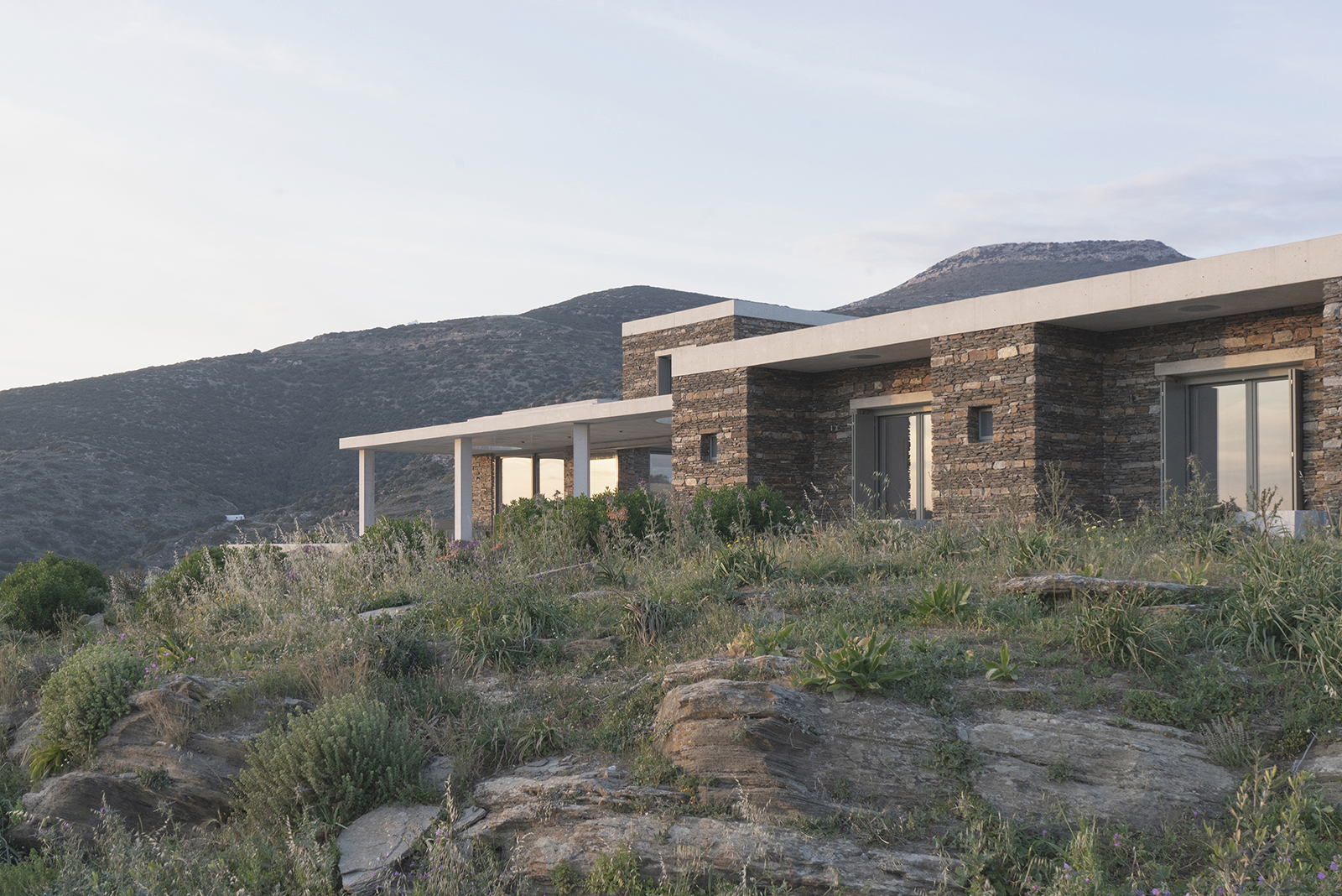 Archisearch House with a garden in Sifnos island // by OFFICE MUTO