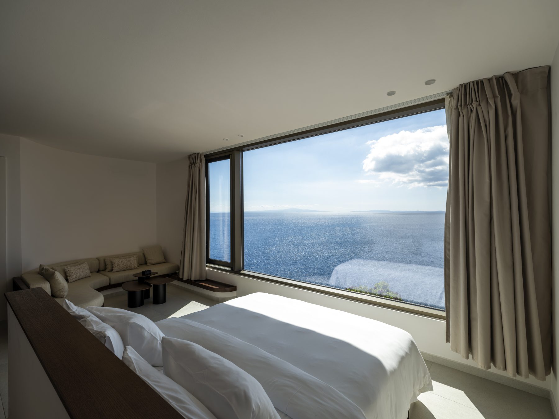 Archisearch Olen in Syros by Ateno is an earth-sheltered retreat in three acts