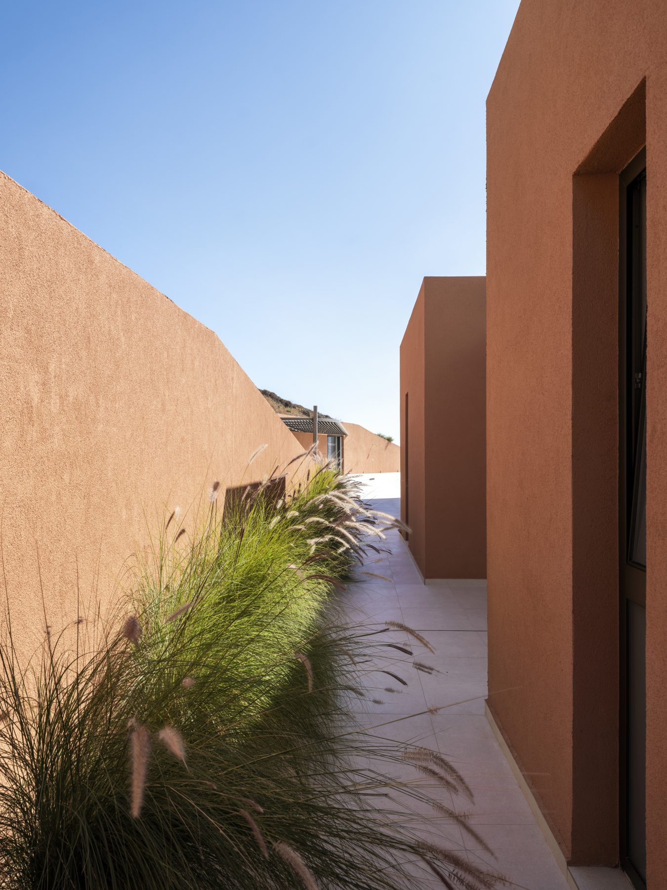 Archisearch Olen in Syros by Ateno is an earth-sheltered retreat in three acts