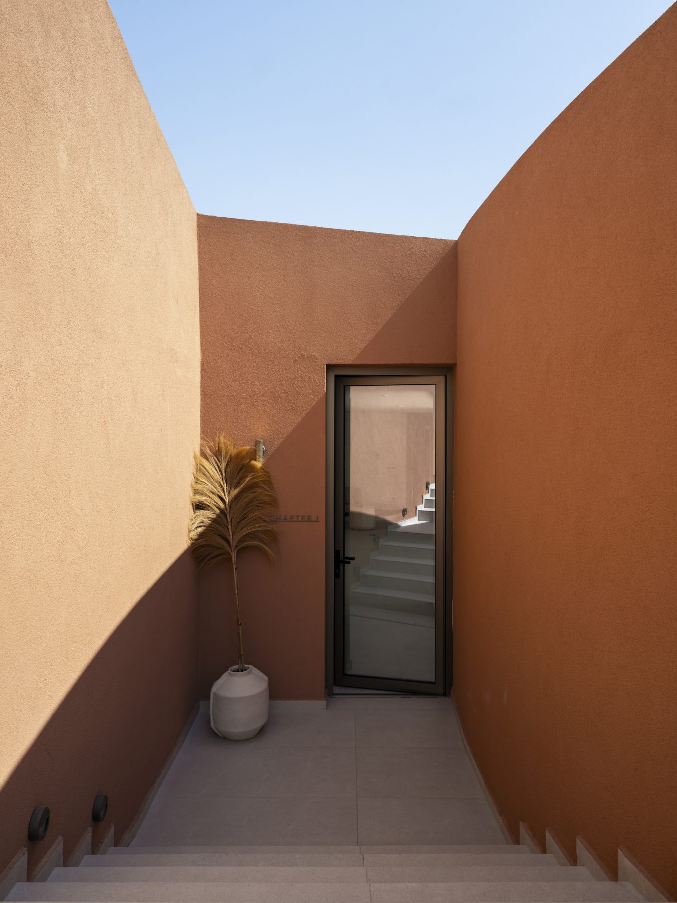 Archisearch Olen in Syros by Ateno is an earth-sheltered retreat in three acts