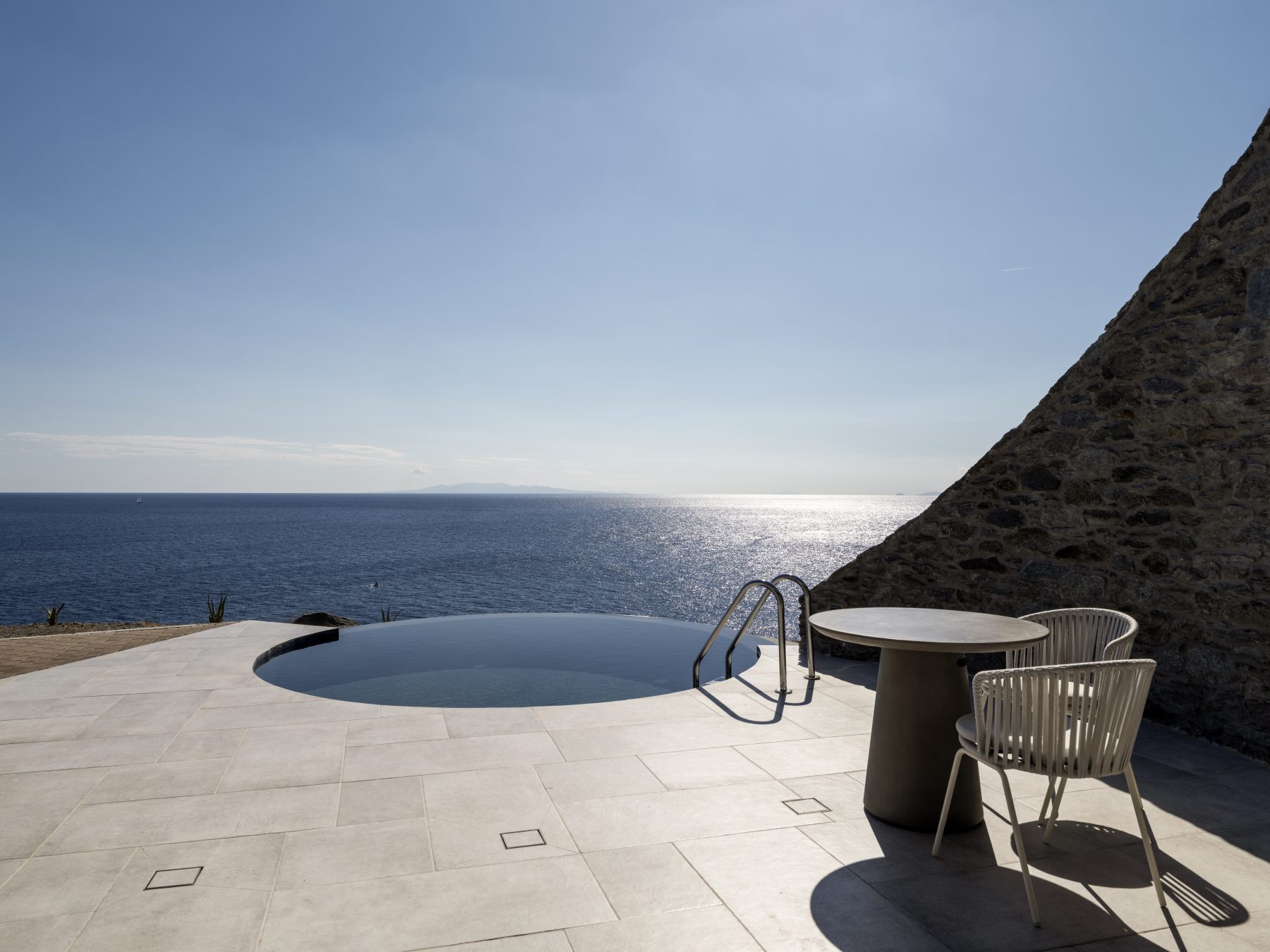 Archisearch Olen in Syros by Ateno is an earth-sheltered retreat in three acts