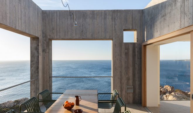 Archisearch - OOAK ARCHITECTS designed Patio House on a cliffside in Karpathos