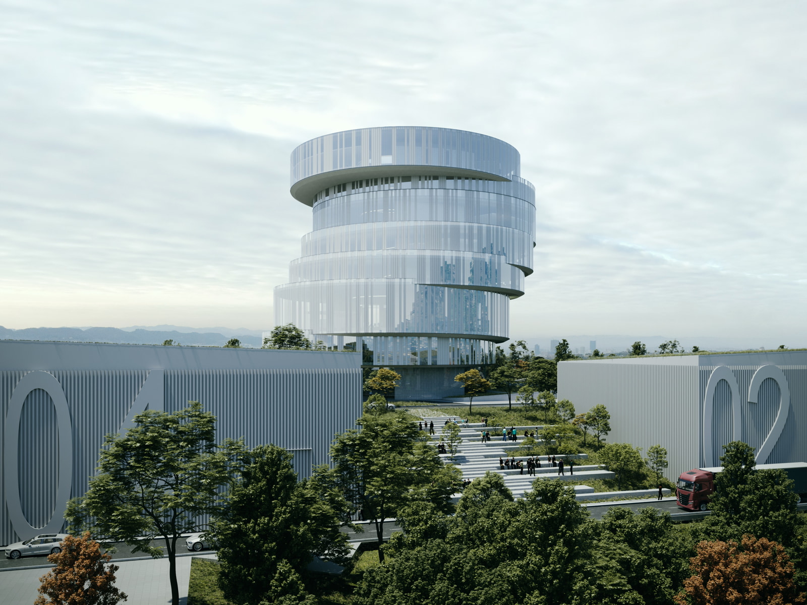 Archisearch OODA won the architecture competition for Klan TV HQ in Tirana, Albania