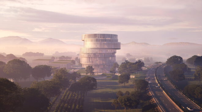 Archisearch - OODA won the architecture competition for Klan TV HQ in Tirana, Albania
