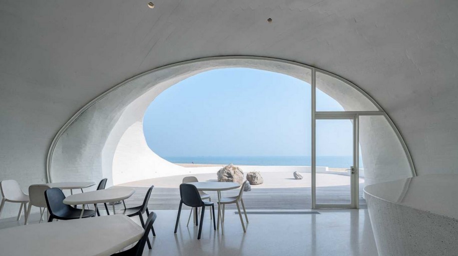 Archisearch UCCA Dune Art Museum by OPEN ARCHITECTURE emerges as a hidden shelter in the sand dunes