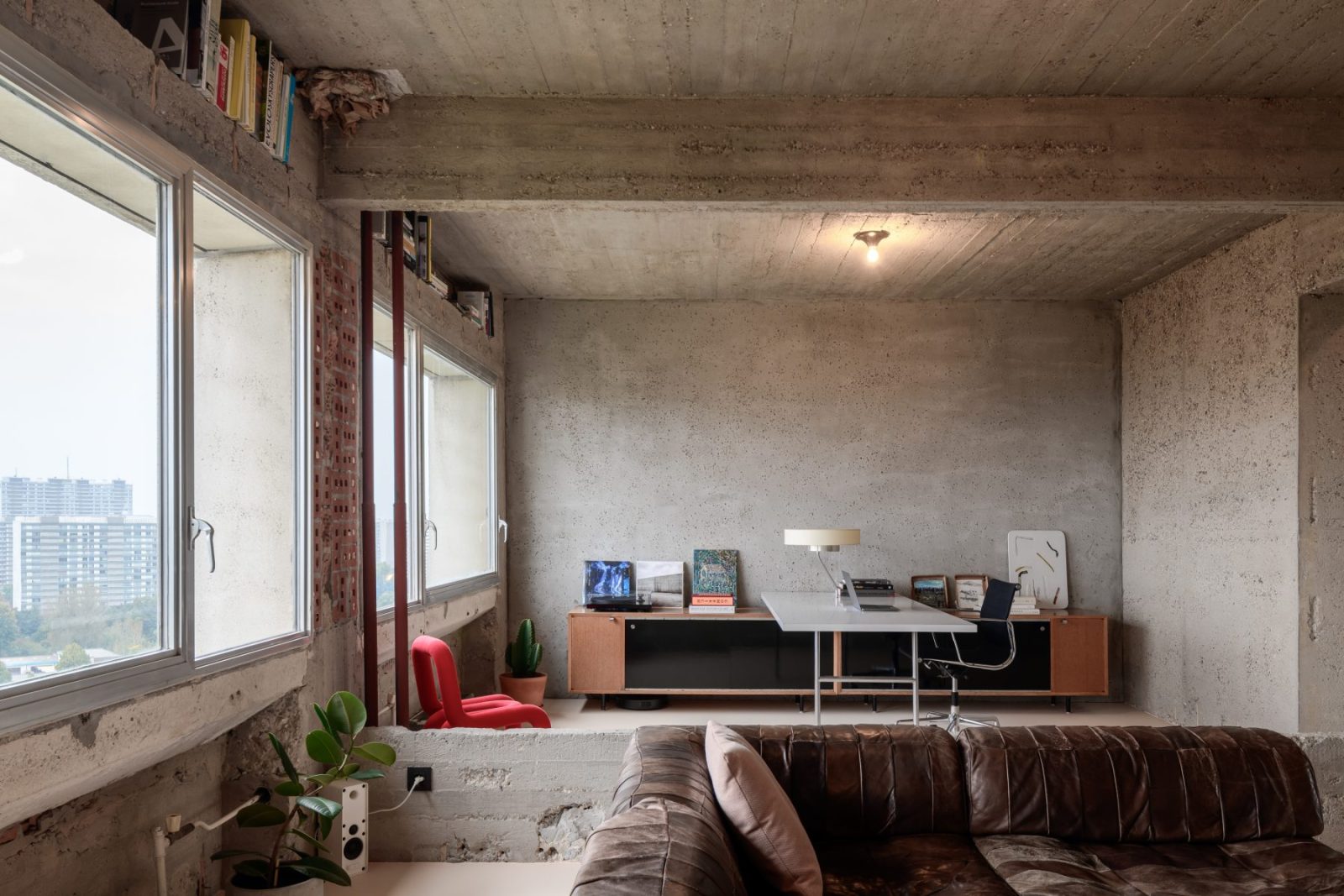 Archisearch The Architect’s House: Bram Van Cauter’s Brutalist Duplex in Antwerp Lives Inside Belgian Modernism's Mind