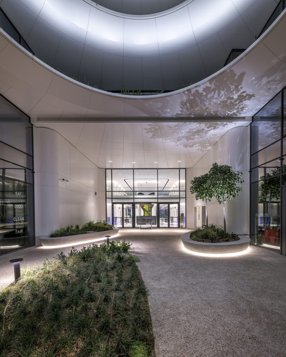 Archisearch Danilof Light & Visual Perception Studio designed the lighting for the Orbit Urban Office Campus in Athens