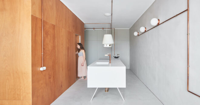 Archisearch - Cometa architects' Marina apartment is an architectural journey where one needs just the essential.