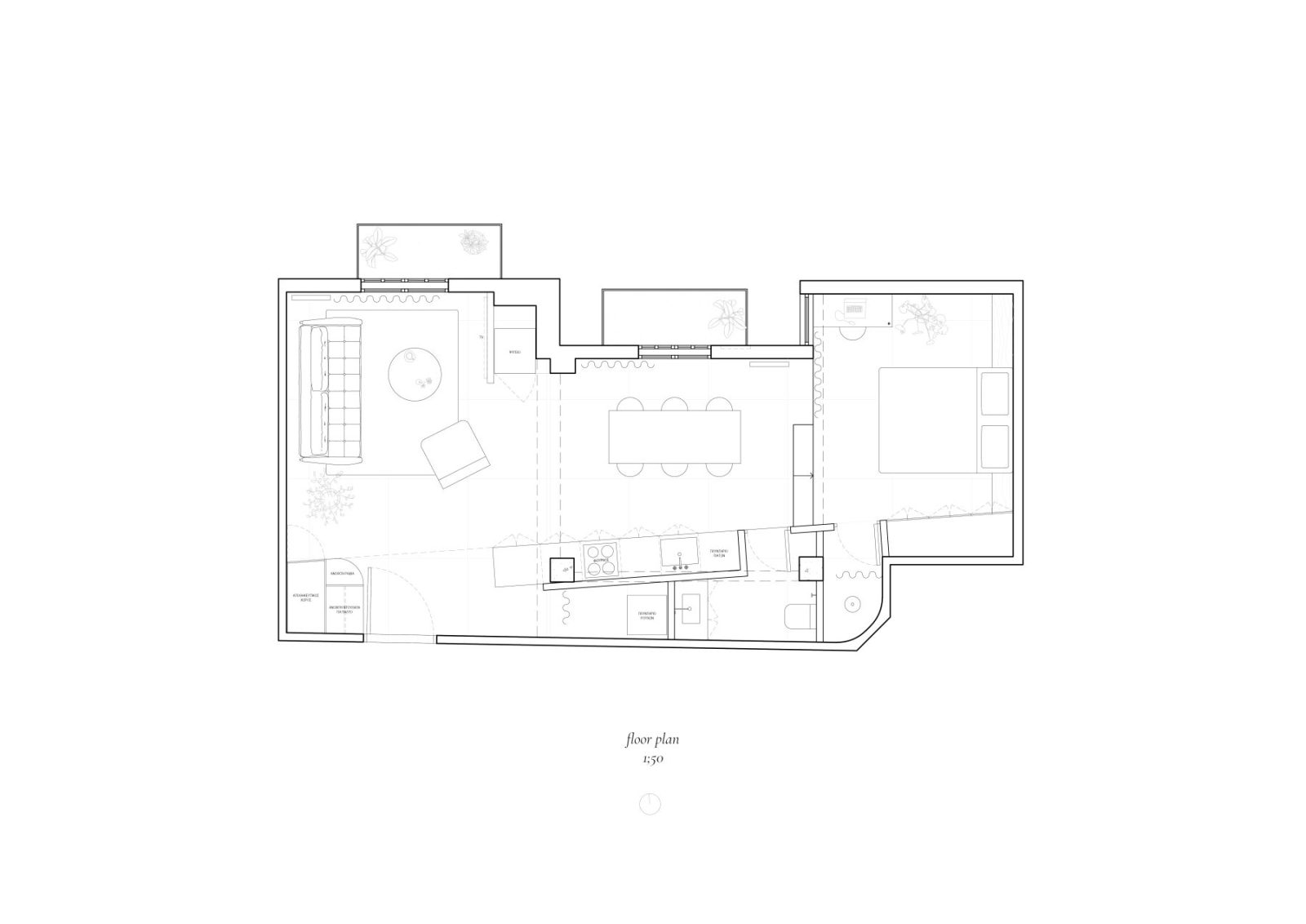 Archisearch Το διαμέρισμα Transversal από το studio thanasis είναι μια γραμμική εμπειρία κατοίκησης με άξονα τον Παρθενώνα