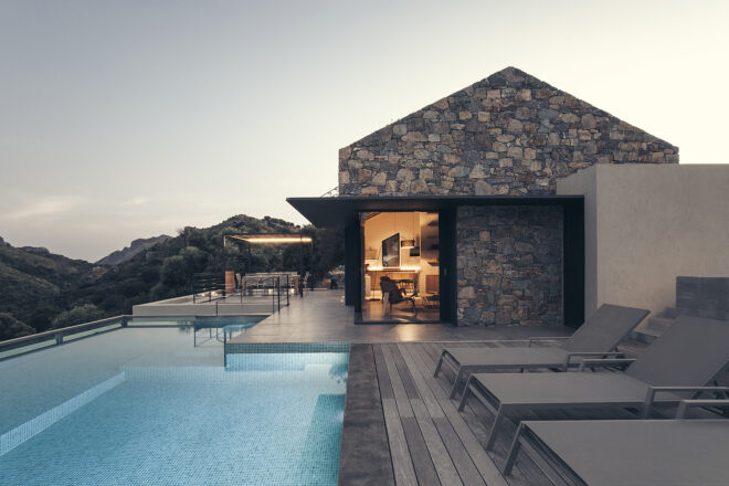 Archisearch - Architects Chiara Armando & Vittoria Spinoni in collaboration with POLYERGO designed a summer house in Crete in strong connection with the genius loci