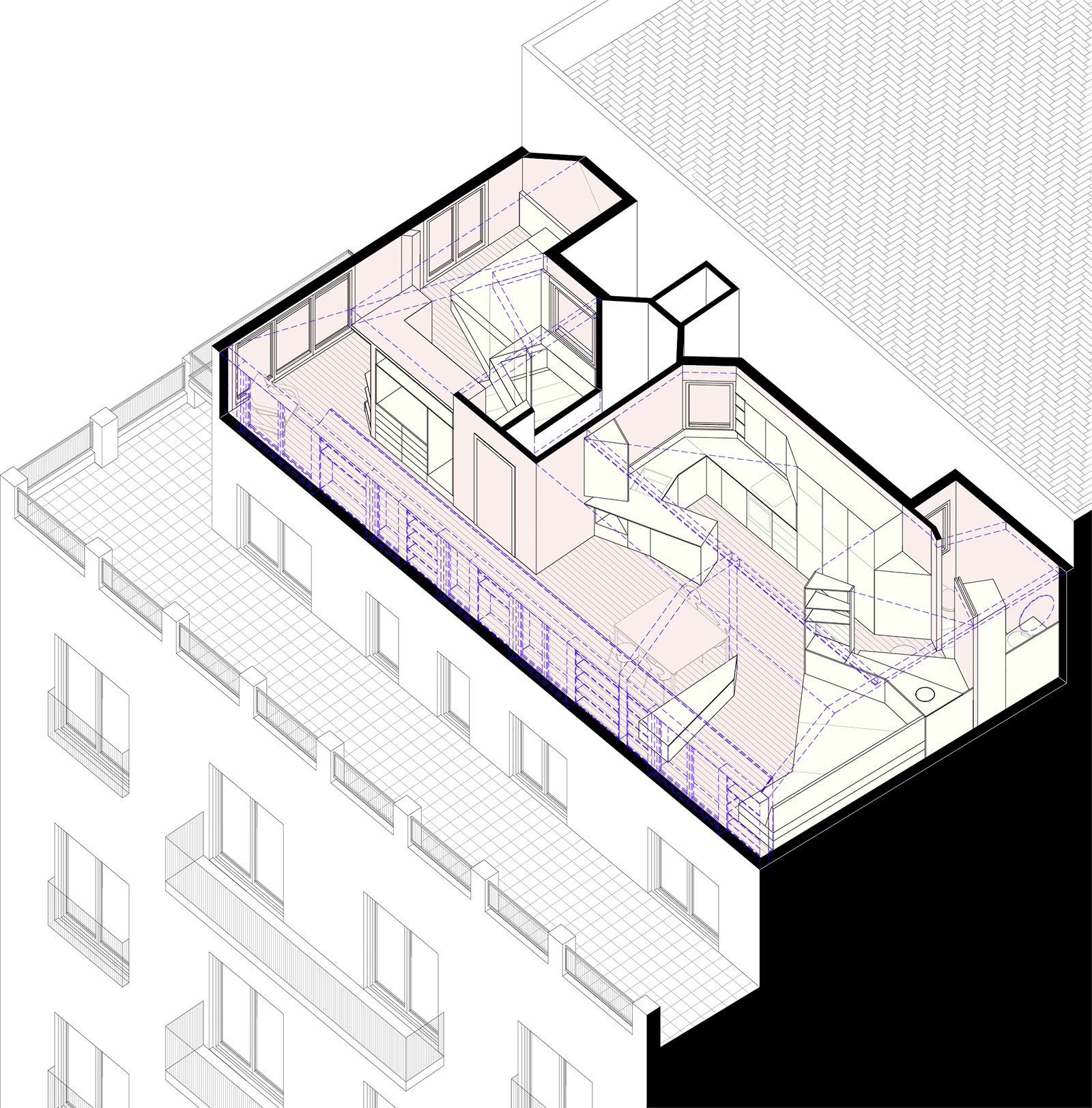 Archisearch PROVIDÈNCIA penthouse in Barcelona, Spain | AMOO / Aureli Mora + Omar Ornaque