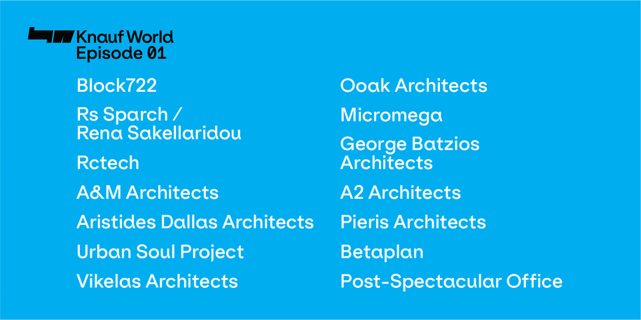 Archisearch Knauf world episode 01 | Curated by Archisearch.gr & the Design Ambassador