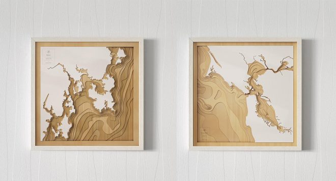Archisearch - Pangea: 3D-Mapping of the World's most Iconic Waterscapes in Plywood
