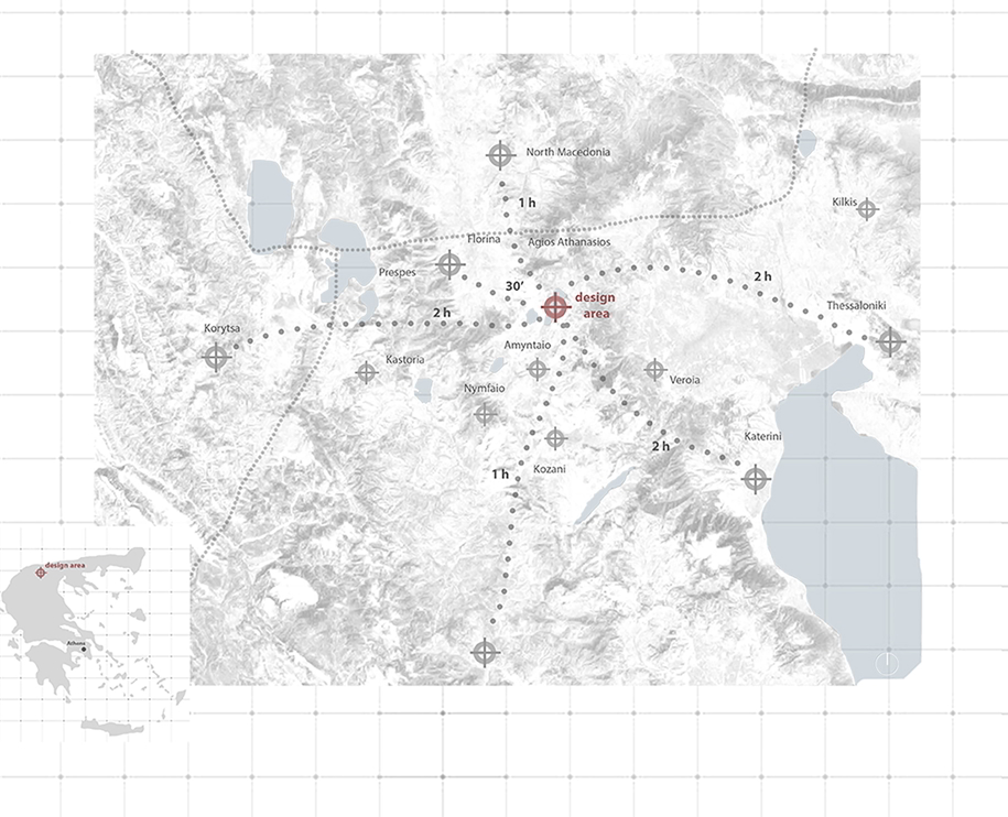 Archisearch A new border in lake Vegoritida: Winery design | Diploma thesis project by Ioanna Papaioannou