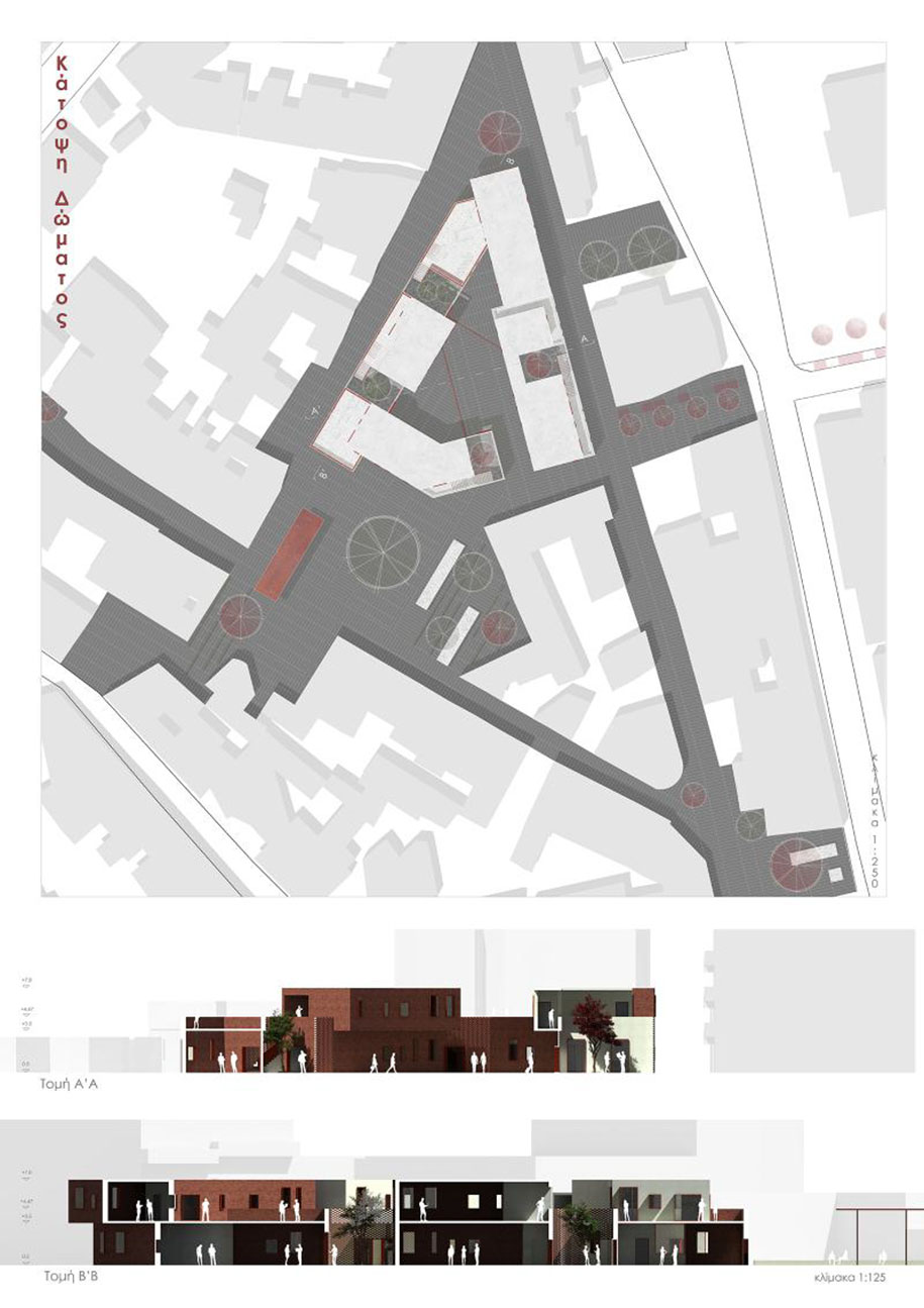 Archisearch From barriers to connections: architectural interventions aimed at the revival of the urban center of Chania | Diploma thesis by Orestis Papavasileiou & Eleni Pilatou