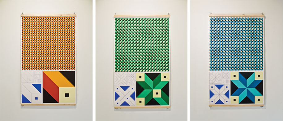 Patterns, Symbols, illustration, design, colours, geometry, exhibition