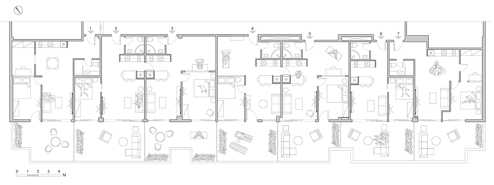 Archisearch eNJOY architects transformed an old abandoned commercial space to Penthouse apartments.