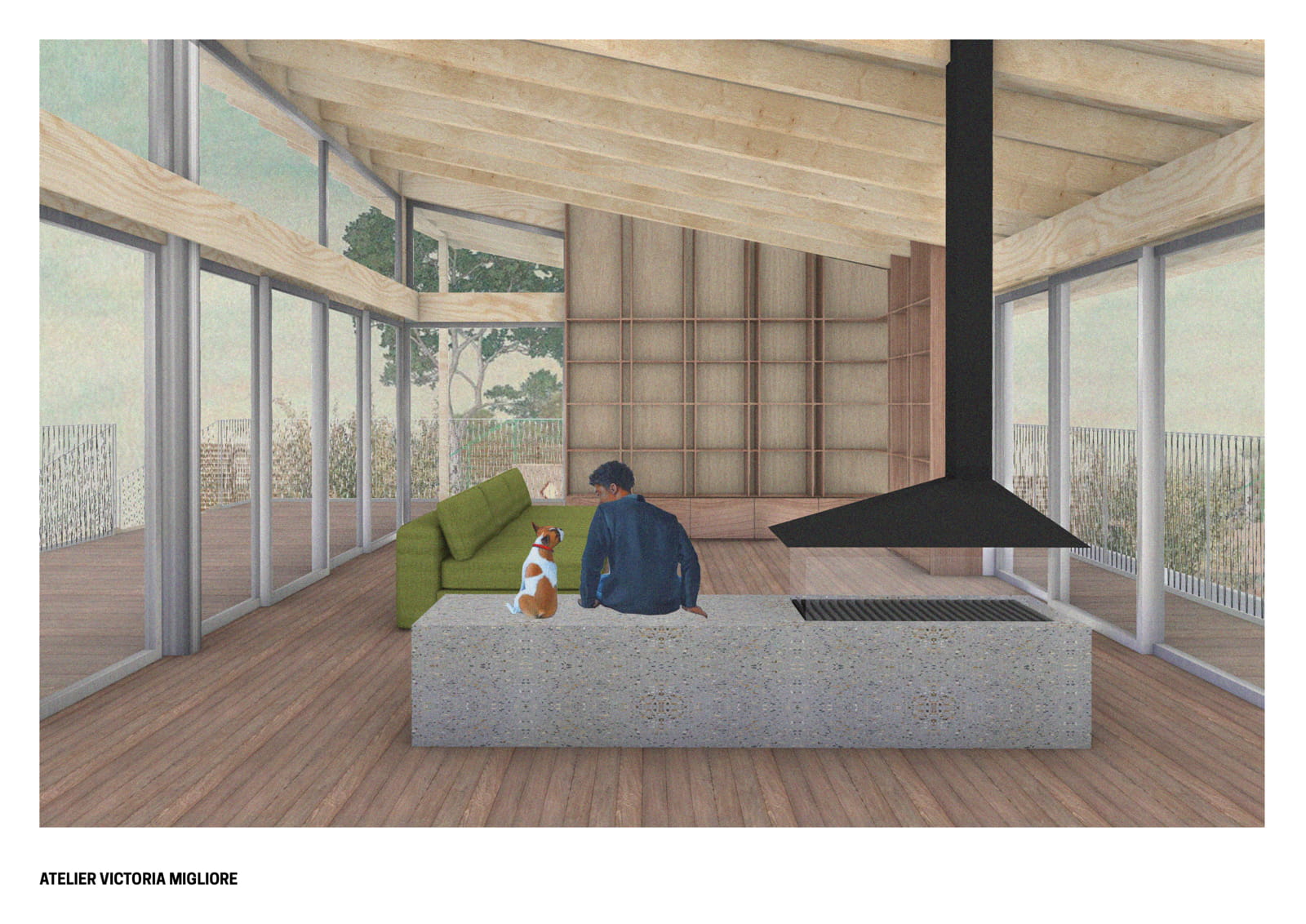 Archisearch A Suspended House Open To Vexin Landscape by Atelier Victoria Migliore