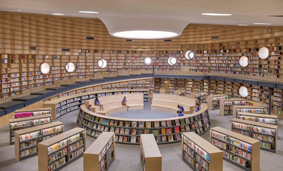 Archisearch Pinghe Bibliotheater in Shanghai, China by OPEN Architecture