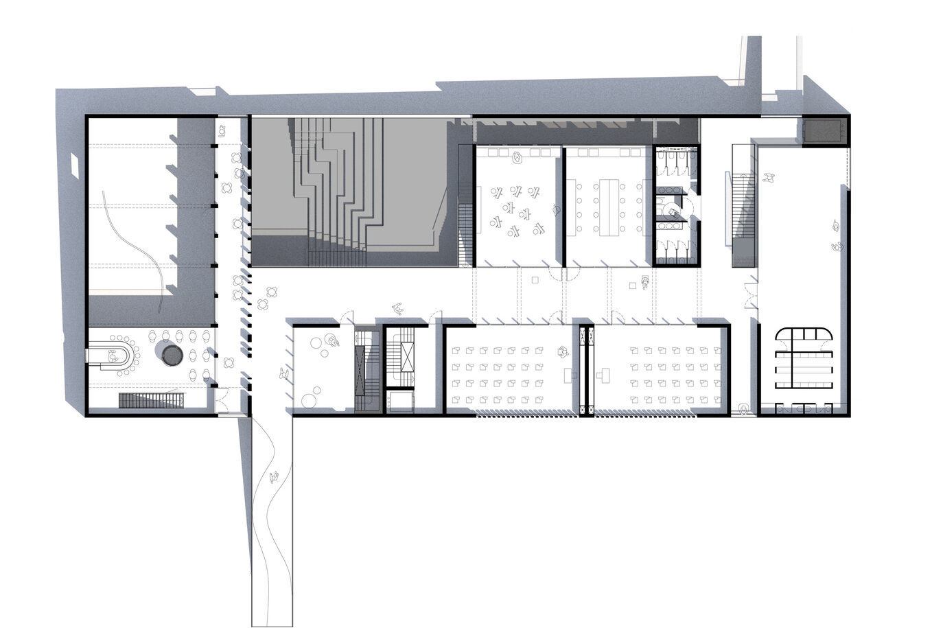 Archisearch H πρόταση του γραφείου Plaini and Karahalios Architects για το νέο κτίριο τεχνών Δ. Δασκαλόπουλος του Κολλεγίου Αθηνών