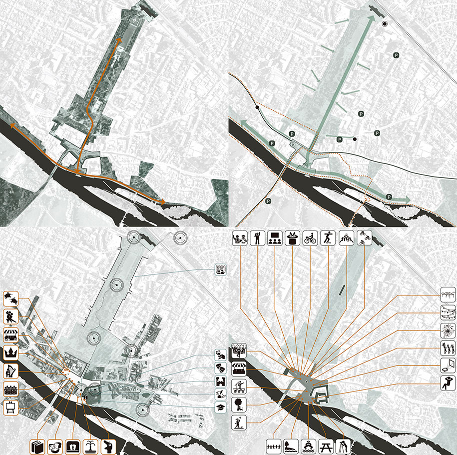 king, george, square, Podebrady, Czech Republic, landscape, landscape architecture, competiotion, prize, scob, diagrams