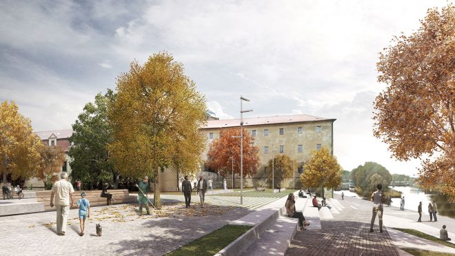 Archisearch - SCOB Won the 2nd Prize in the Architectural Competition for King George Square in Podebrady, Czech Republic