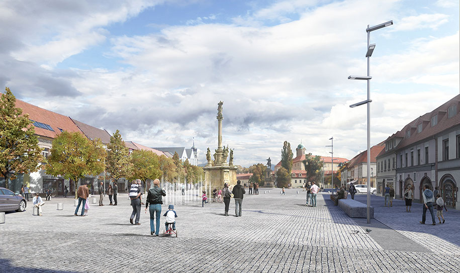 Archisearch SCOB Won the 2nd Prize in the Architectural Competition for King George Square in Podebrady, Czech Republic