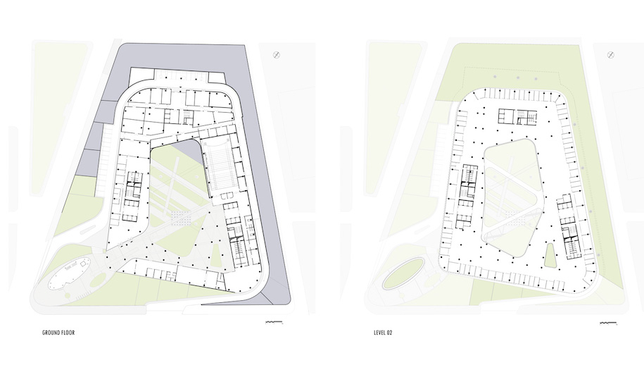 Archisearch Symbiotic: Competition entry by EB/Architects for the design of the new Public Power Corporation Headquarters in Athens