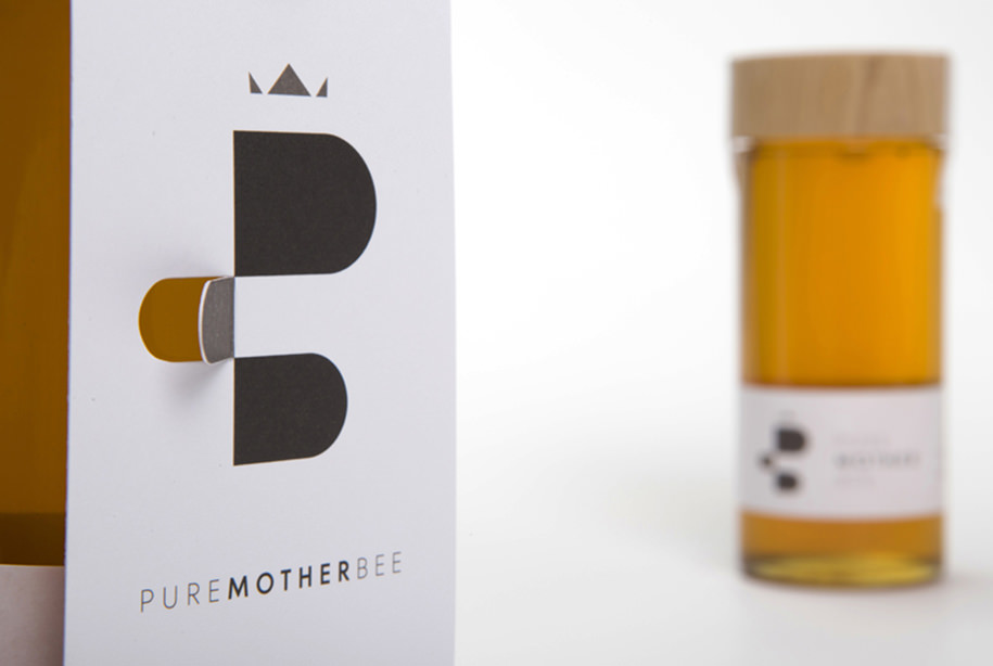 Pure Mother Bee, S&Team, logo, design, Packaging Design, Gonidis honey