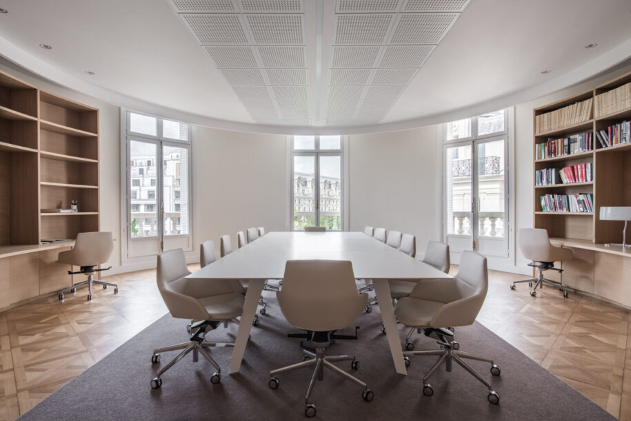 Archisearch Three Crowns: an office space renovation in Champs-Élysées, Paris by R.C.TECH