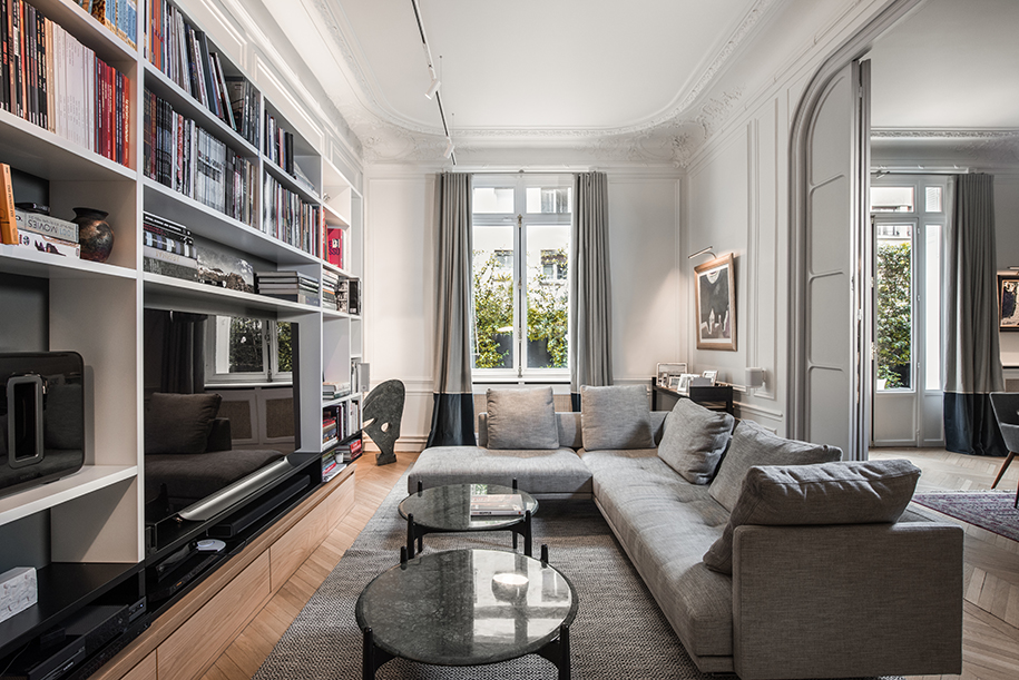 Archisearch North vs South: apartment renovation in Neuilly-sur-Seine, Paris | R.C.TECH