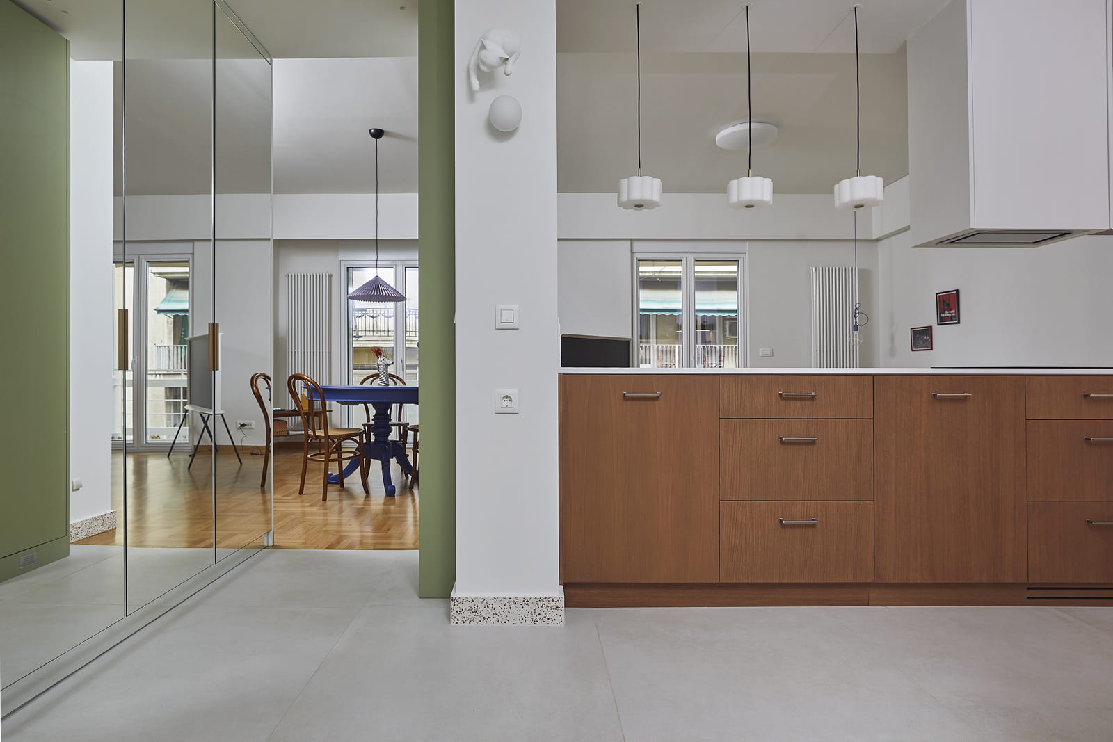 Archisearch Architect Eirini Viaropoulou Transforms a Law Office into a Spacious Home in Exarchia, Athens