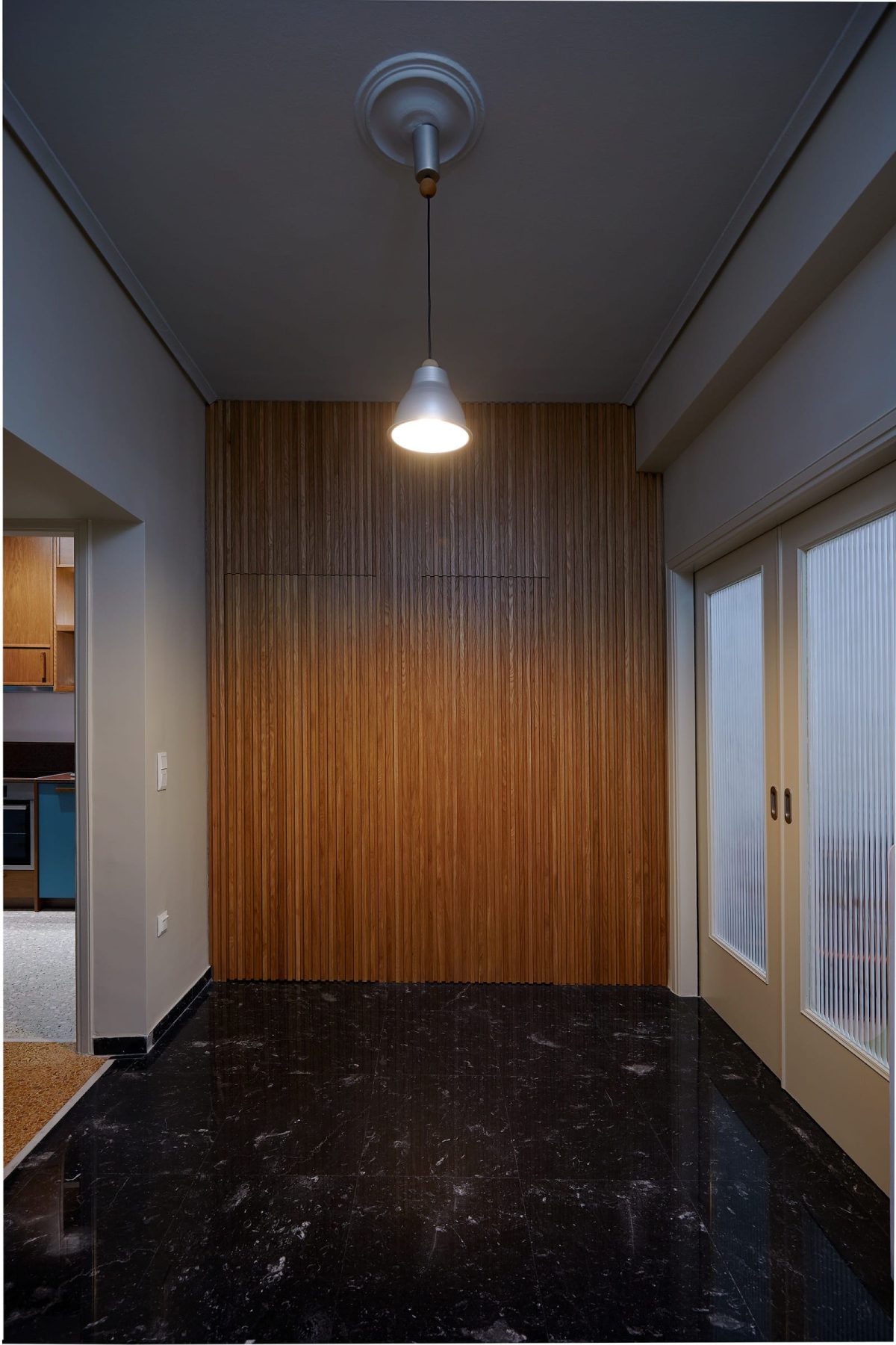 Archisearch Architecture in Colour: Amalgama Architects designed Mosaic Apartment in Athens as a sequence of immersive color rooms.