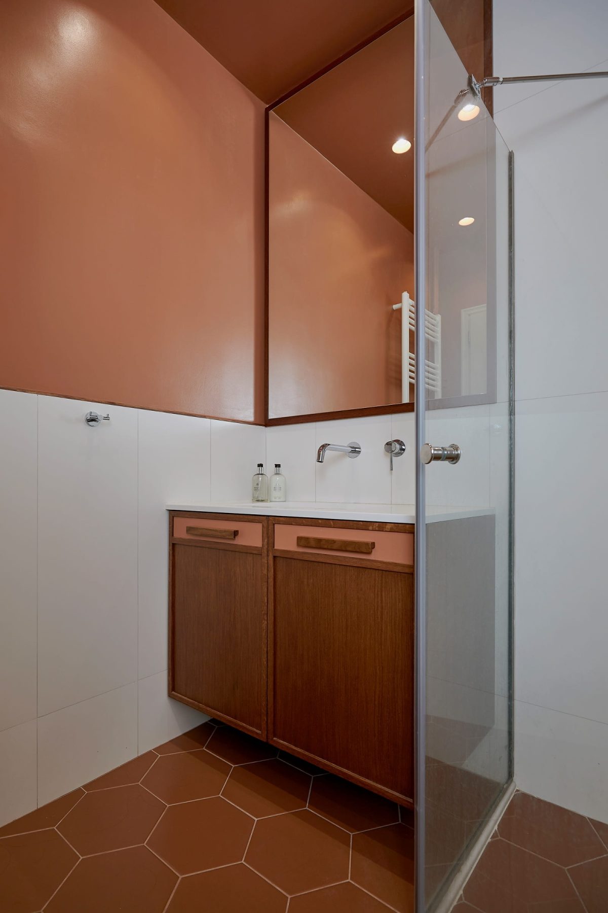 Archisearch Architecture in Colour: Amalgama Architects designed Mosaic Apartment in Athens as a sequence of immersive color rooms.