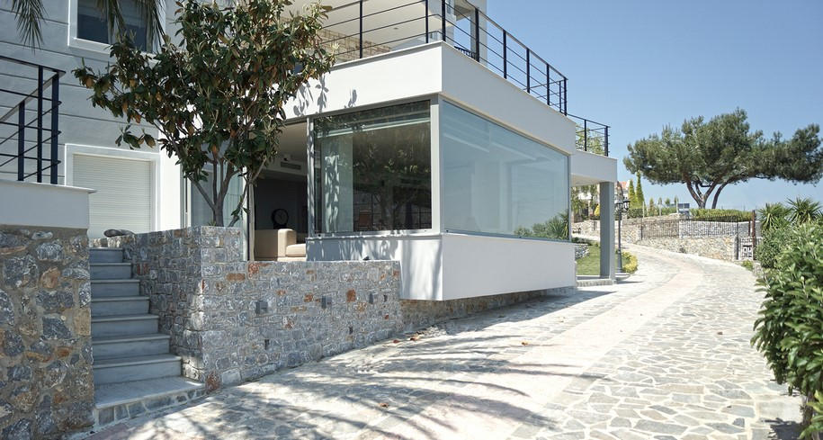 Archisearch Agarch+ Architects Add a New Volume at a House in Mytilene, Greece
