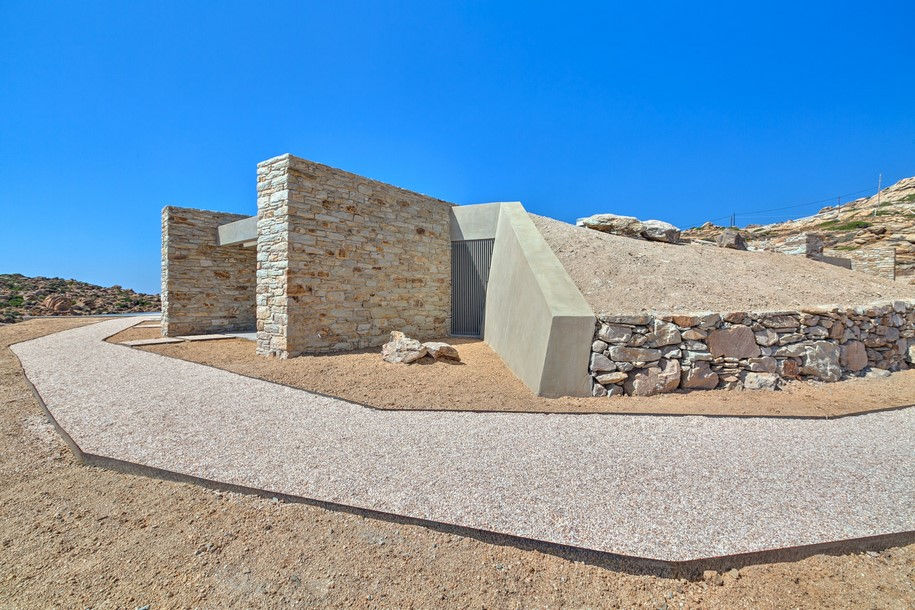 house, Ios, residence, Kyklades, Aegean Sea, Greece, summer, architecture, Christos Vlachos, George Fakaros, minimal, white, view